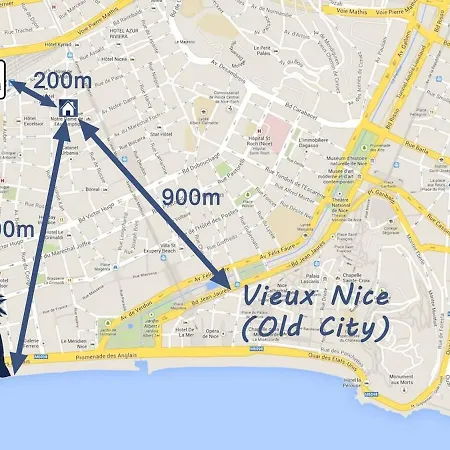 Le Trendy, Plein Centre Avec Climatisation 아파트 니스
